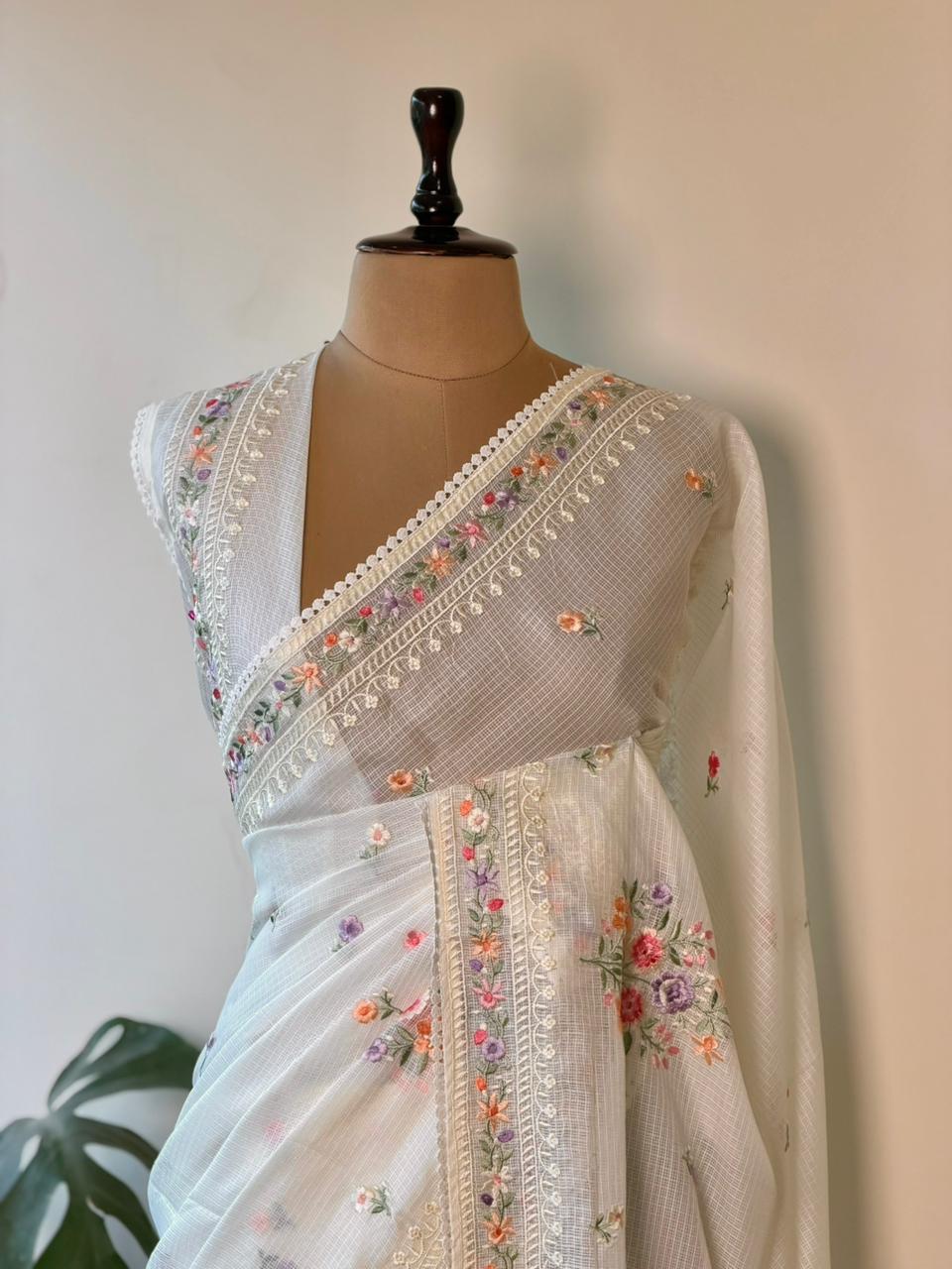 Off white silk Kotta sareesaree -PBR10