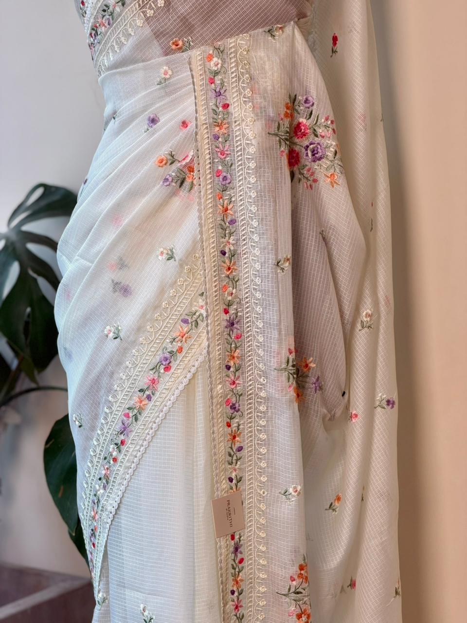 Off white silk Kotta sareesaree -PBR10
