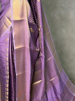 Lavender banarasi silksaree -LZ8F