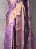 Lavender banarasi silksaree -LZ8F