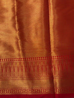Red Banarasi silk saree -RUK45