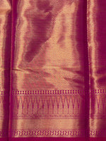 Magenta Banarasi silk saree -RUK45A