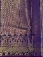 Violet Banarasi silk saree -RUK45C