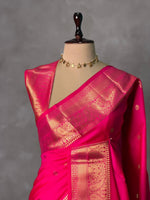 Rani Pink Banarasi silk saree -RUK45B