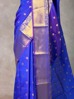 Blue Banarasi silk saree -RUK46