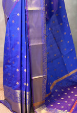 Blue Banarasi silk saree -RUK46