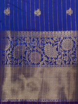 Blue Banarasi silk saree -RUK46