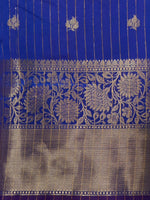 Blue Banarasi silk saree -RUK46