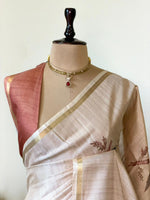 Tusser silk saree -PBR16