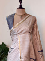 Tusser silk saree -PBR16A