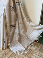Tusser silk saree -PBR16A