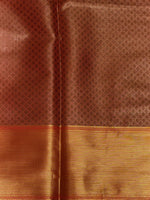Gold and Red tissue Banarasi silk saree - PIH86
