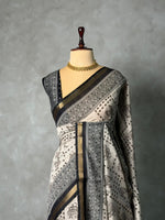 Tribal Printed silk cotton saree -PBR19B