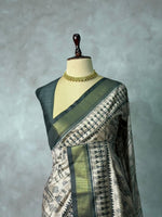 Tribal Printed silk cotton saree -PBR19D