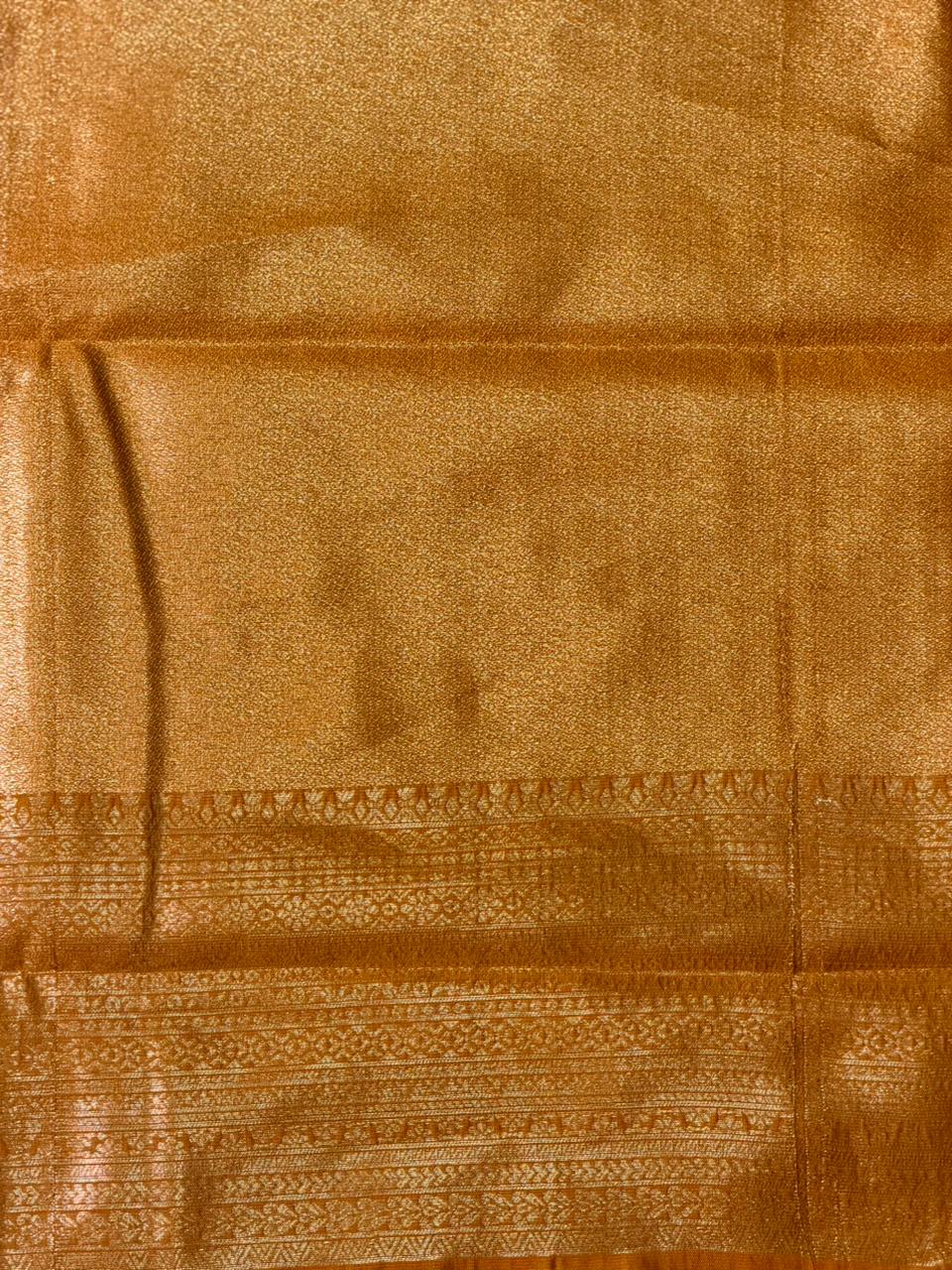 Black and Mustard Yellow silk saree - PBR22
