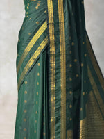 Dark Green kanchipuram silk saree- PSSR308