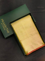 Greenish Gold Tissue Kanchipuram saree- PBRIDE44G