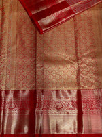 Red Tissue Kanchipuram saree- PBRIDE47E