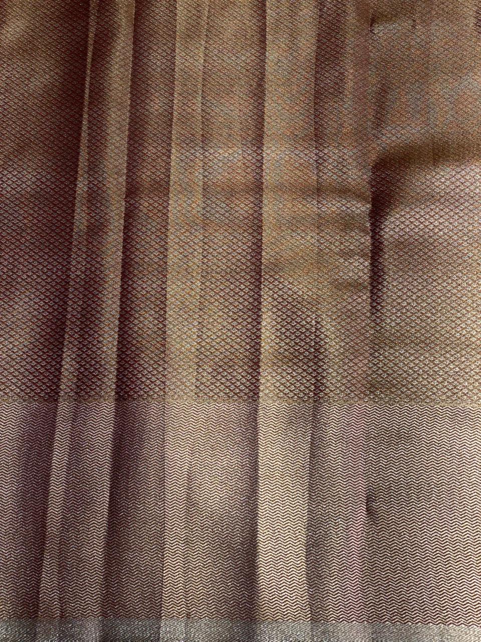 Pink Tissue Kanchipuram saree- PBRIDE45B