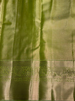 Pastal Green Tissue Kanchipuram saree- PBRIDE44H