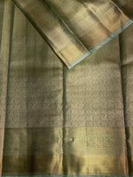 Pastal blue Tissue Kanchipuram saree- PBRIDE44I