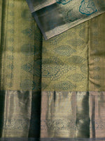 Blue Tissue Kanchipuram saree- PBRIDE44I