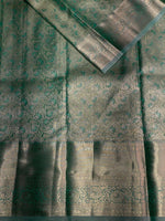 Blue Tissue Kanchipuram saree- PBRIDE44J