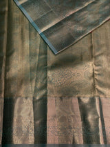 Pastal blue Tissue Kanchipuram saree- PBRIDE44M