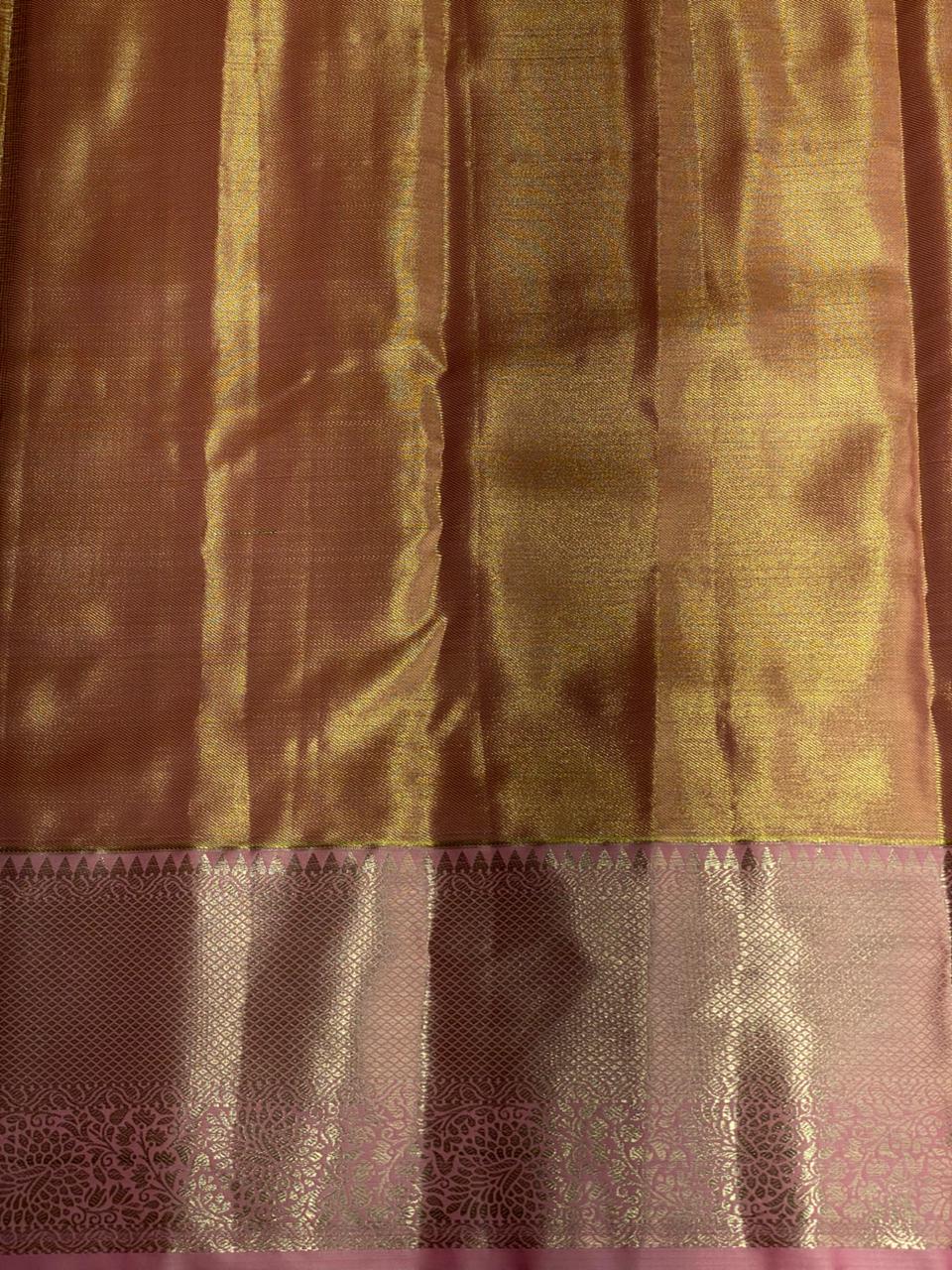 Pink Tissue Kanchipuram saree- PBRIDE44O