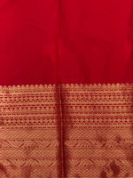 Sandal and Red Pink kanchipuram silk saree- PSSR332