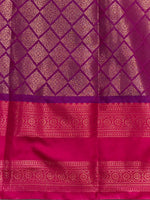 Blue banarasi silk saree- GAL14