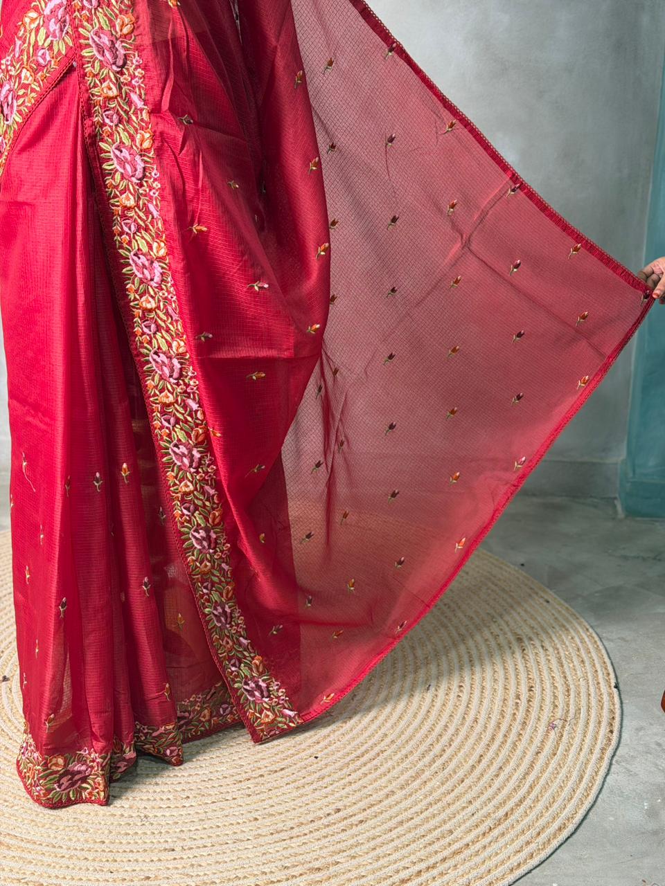 Maroon Soft kotta saree- PBR29