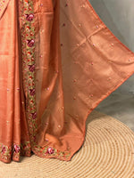 Biscuit colour Soft kotta saree- PBR29D