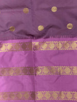 Maroon and Pink semi silk saree - PIH88E