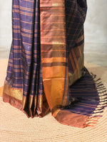 Deep Purple semi silk saree - PIH88F
