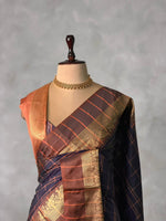 Deep Purple semi silk saree - PIH88F