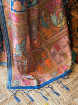 Blue Soft silk saree- PBR30A