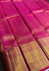 Magenta Pure 2g zari Kanchipuram Silk saree - PPURE75