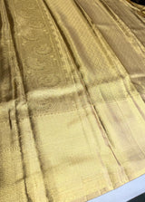 Gold Pure Tissue Kanchipuram Silk saree - PPURE76