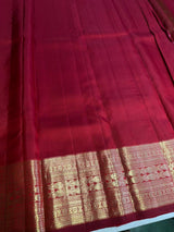 Maroon Pure Kanchipuram Silk saree - PPURE78