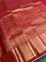 Maroon Pure Kanchipuram Silk saree - PPURE78