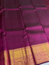 Puple Pure 2g zari Kanchipuram Silk saree - PPURE80