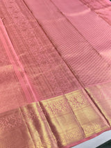 Peach Pure Kanchipuram Silk saree - PPURE81
