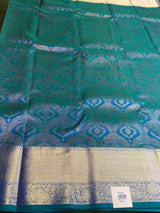Peacock blue Pure 2g Kanchipuram Silk saree - PPURE83