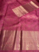 Pink Pure Kanchipuram Silk saree - PPURE66