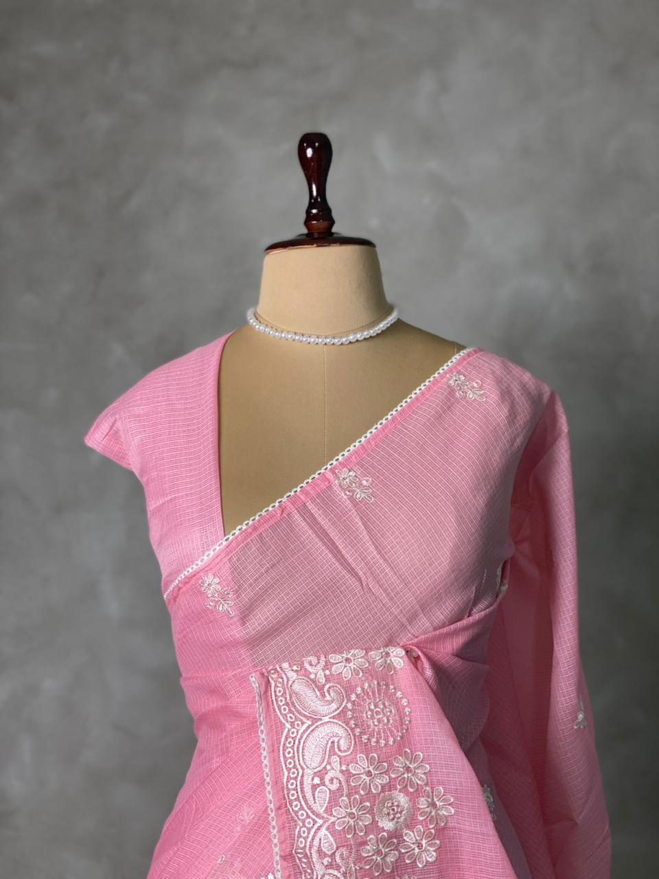 Pink soft Kotta saree- PBR33H