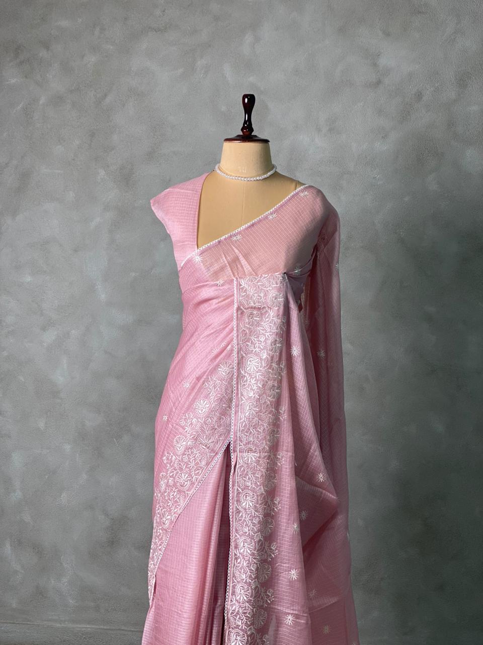 Pink soft Kotta saree- PBR33E