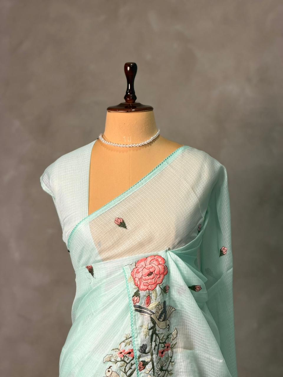 Blue soft Kotta saree- PBR33N