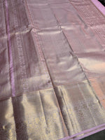 Pastal Pink semi Kanchipuram saree- PBRIDE48