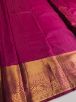 Magenta semi Kanchipuram saree- PBRIDE48D